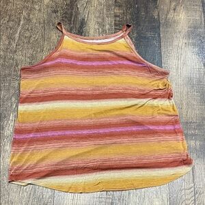 Maurices Multicolor Striped Tank Top